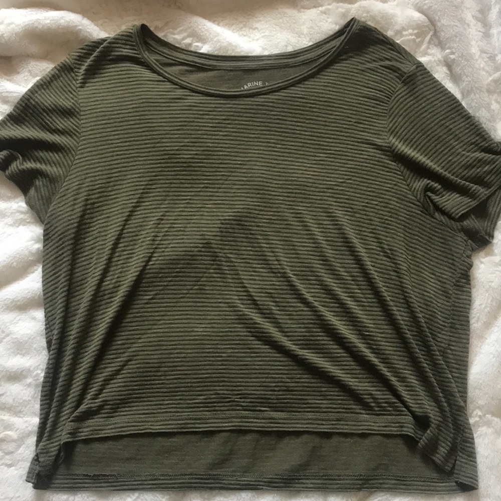 Army green t-shirt